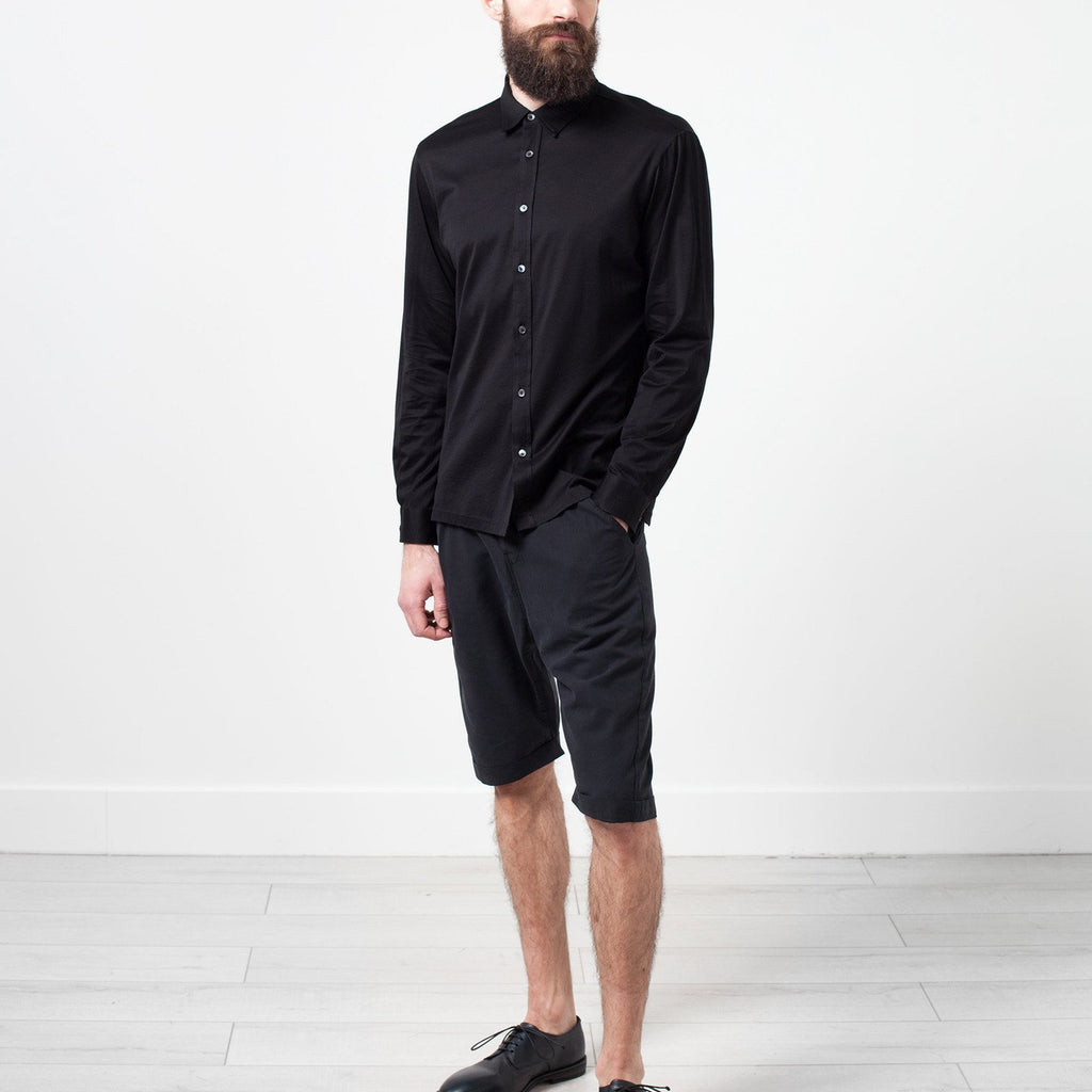 Scotland Button-Up in Black