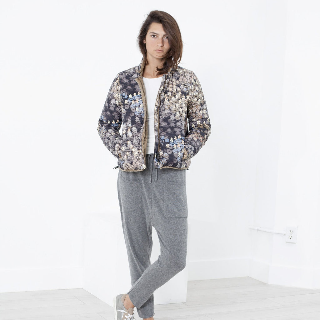 Deione Coat in Graphite Floral