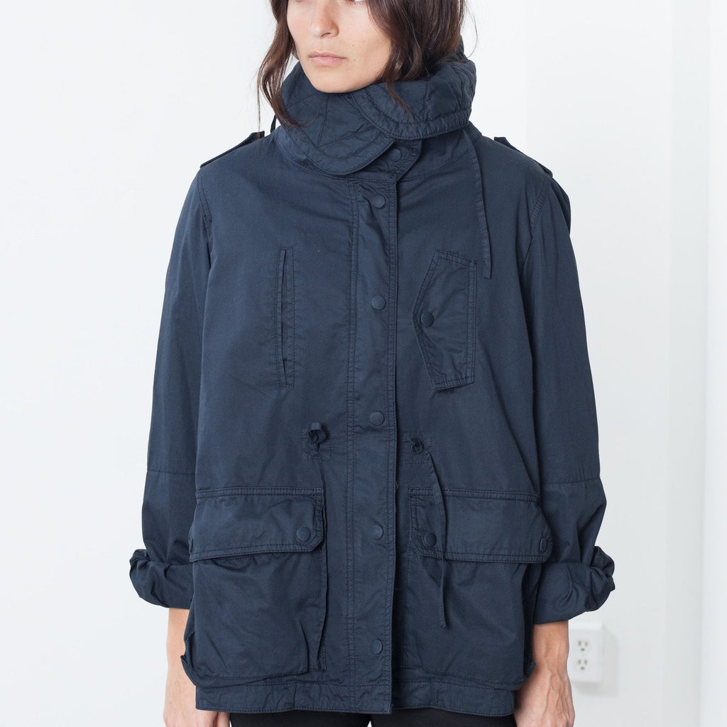 Marquee Coat in Steel