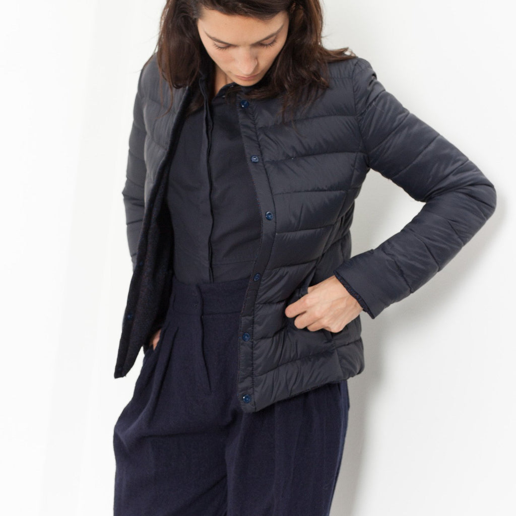 Camelia Reversible Jacket in Navy/Blue