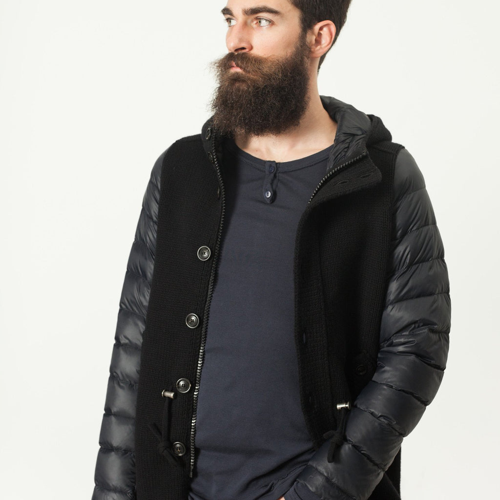 Hooded Parka in Black