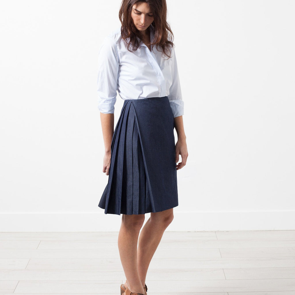 Side Pleat Skirt