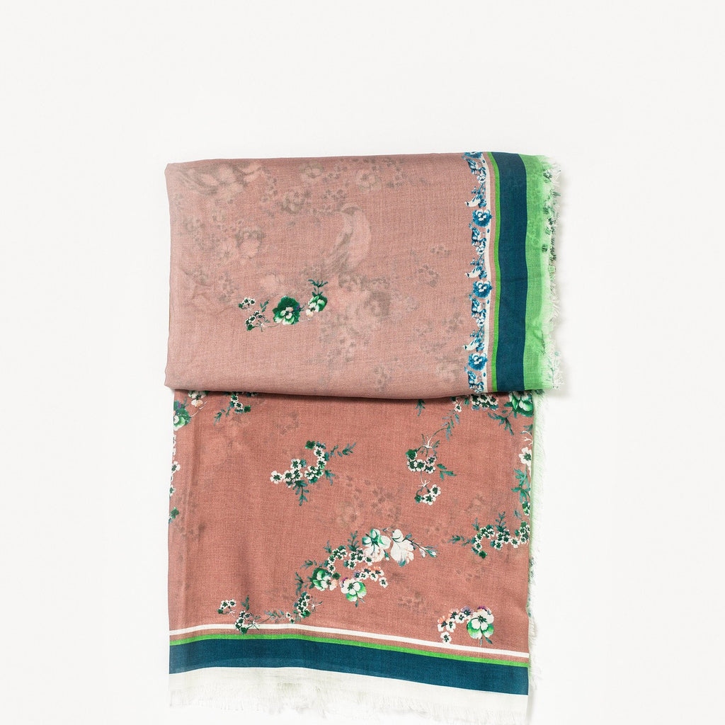 Floral Cashmere Scarf