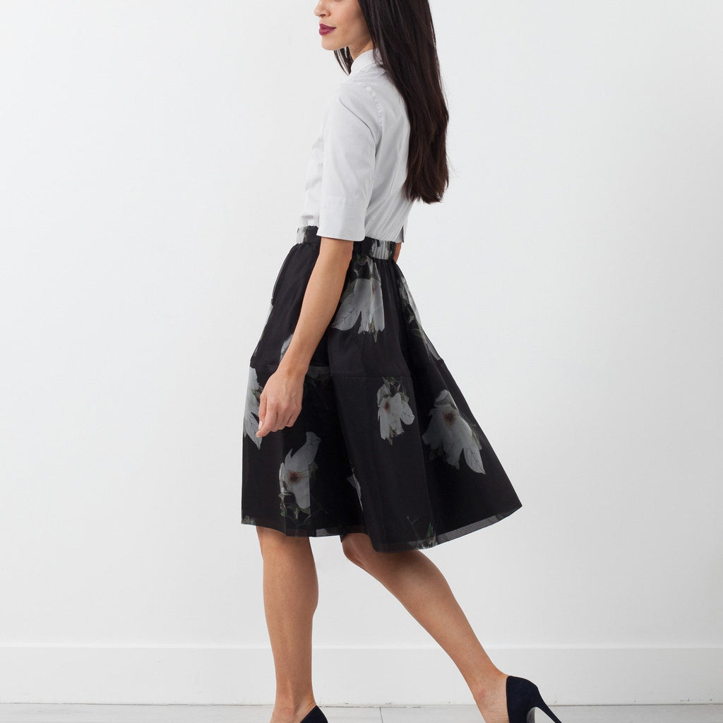 Short Silk Skirt