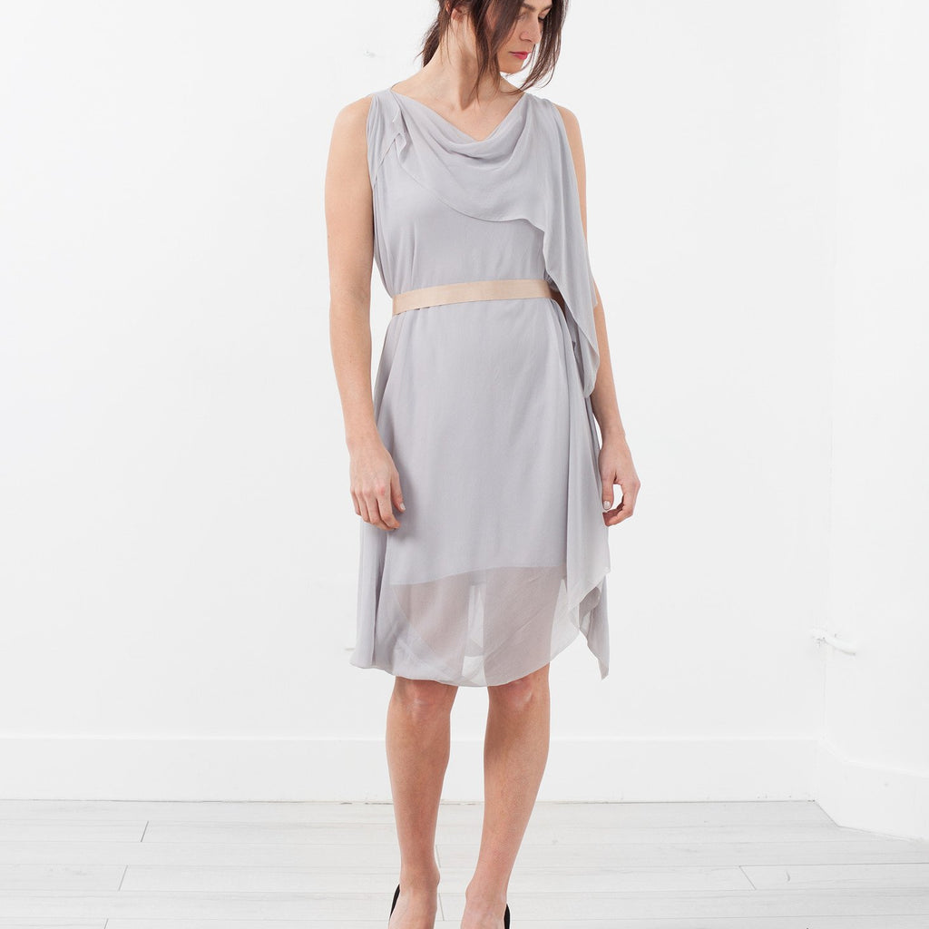 Chiffon Draped Dress