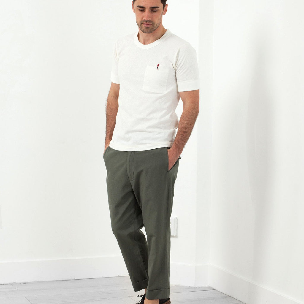 Flat Front Cuffed Trouser