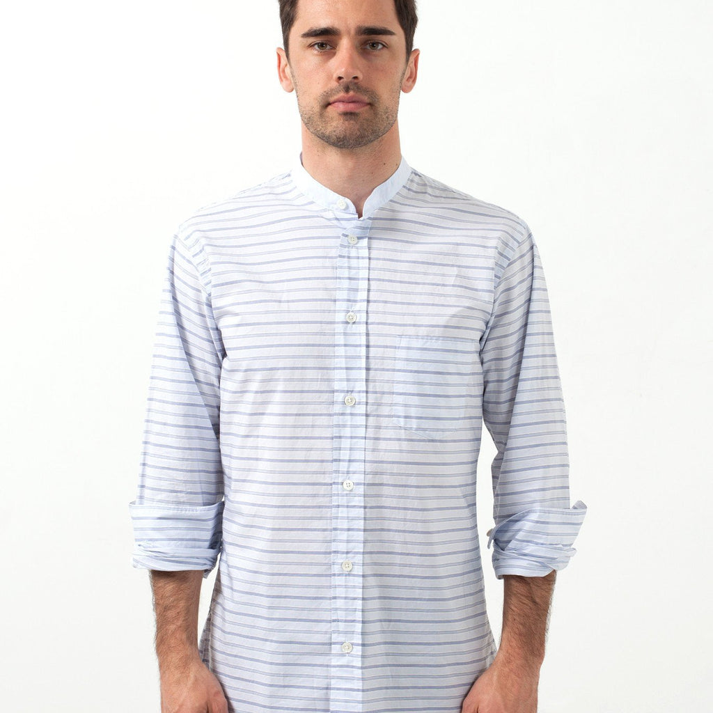 Mandarin Collar Formal Shirt