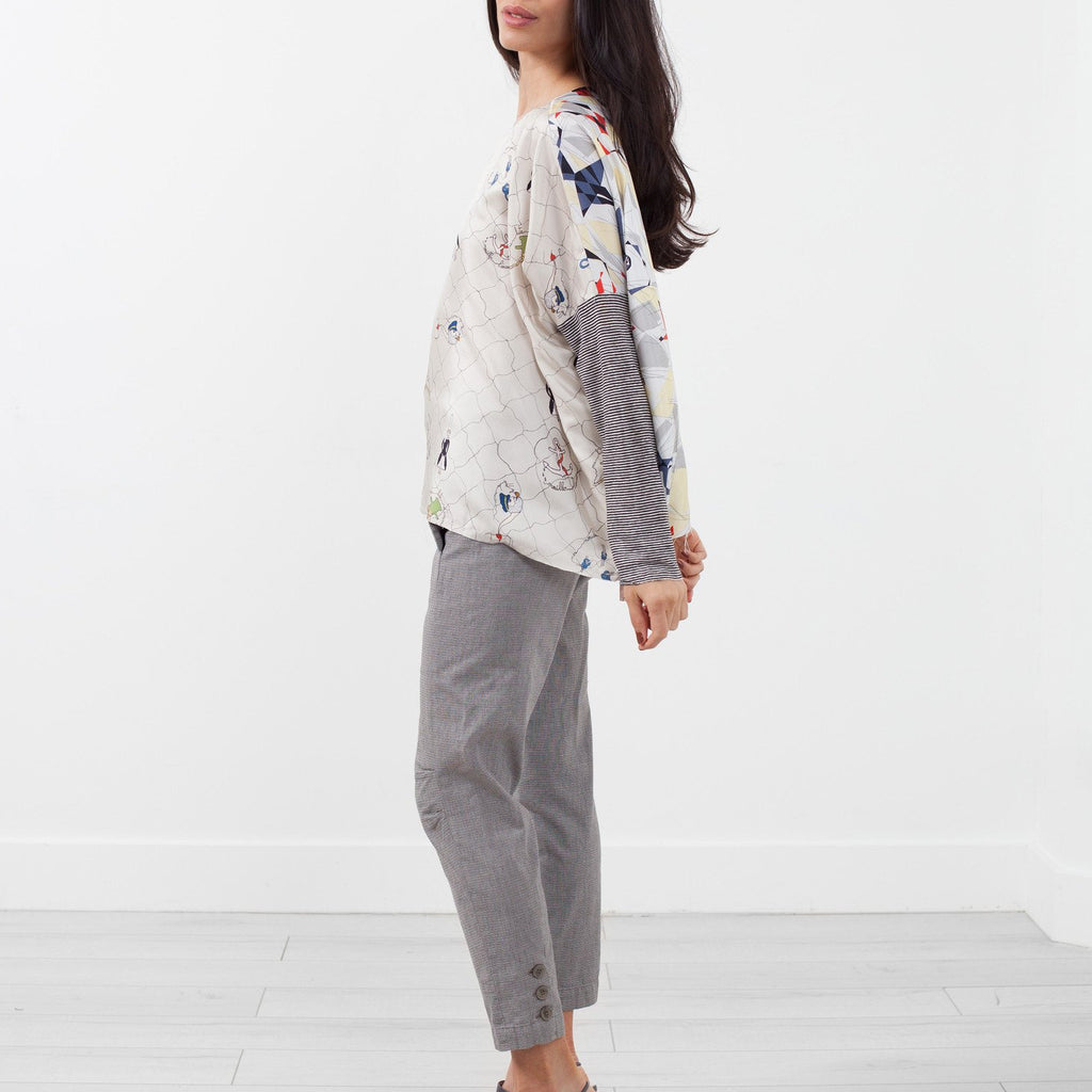 Long Sleeve Box Blouse