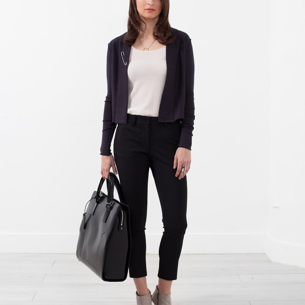 Cropped Shawl Cardigan