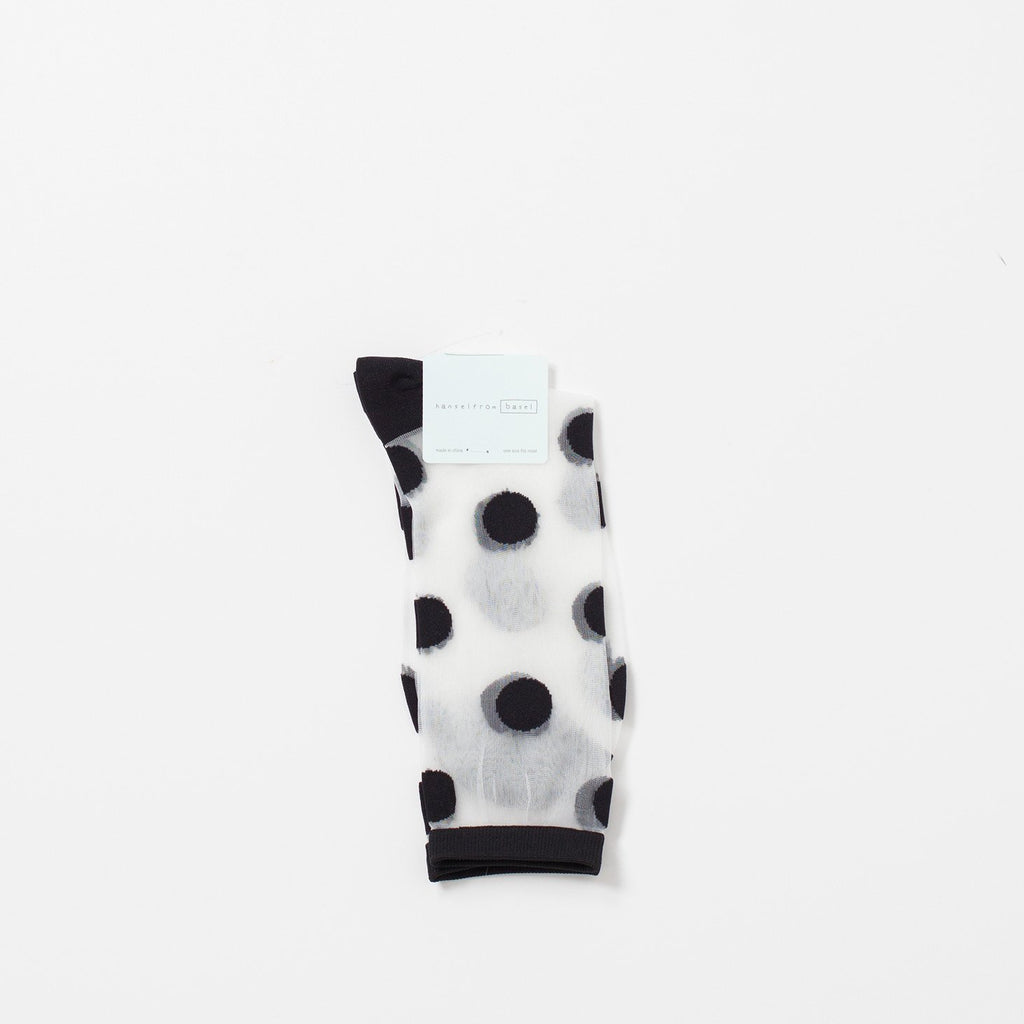 Large Polka Dot Sheer Crew