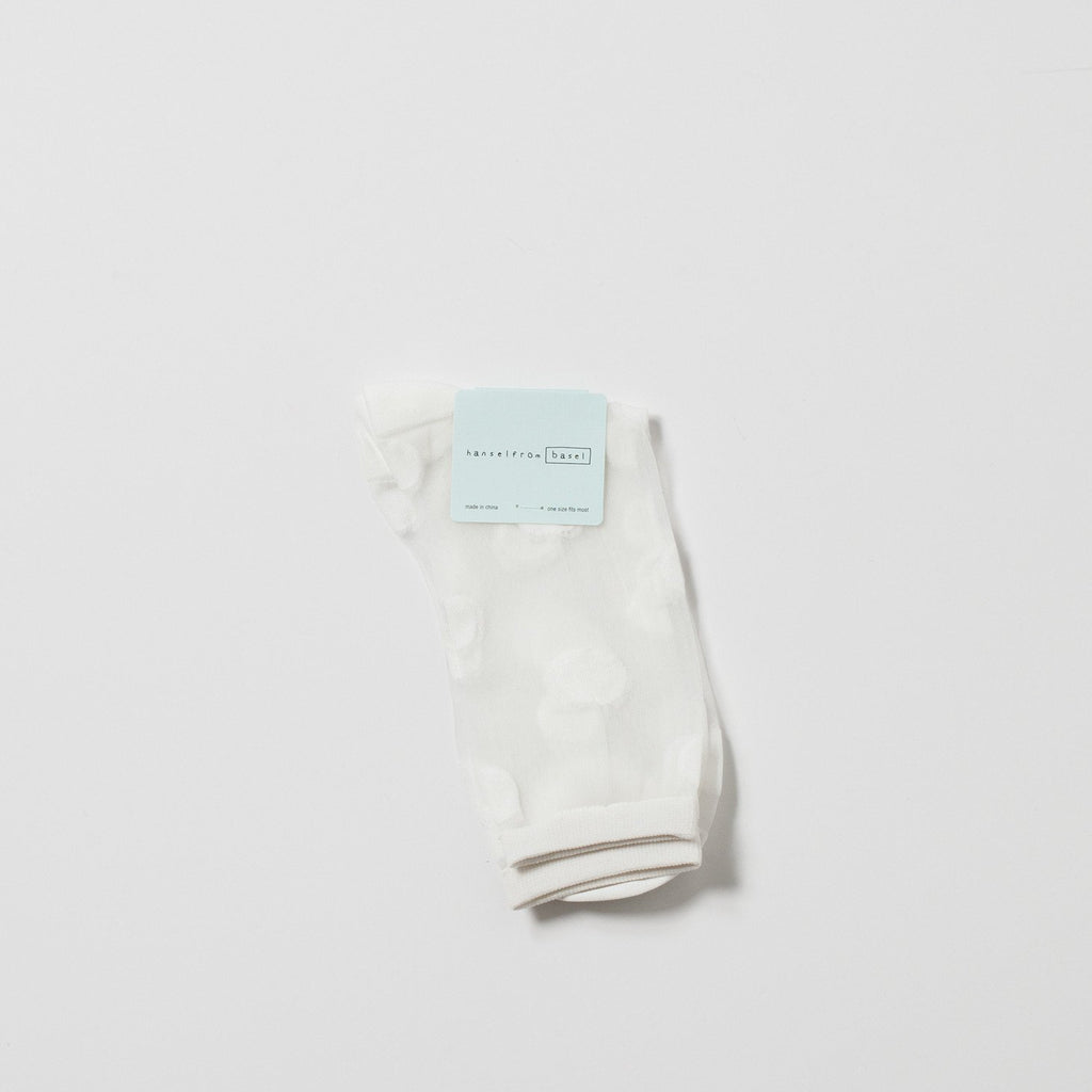 Large Polka Dot Sheer Crew