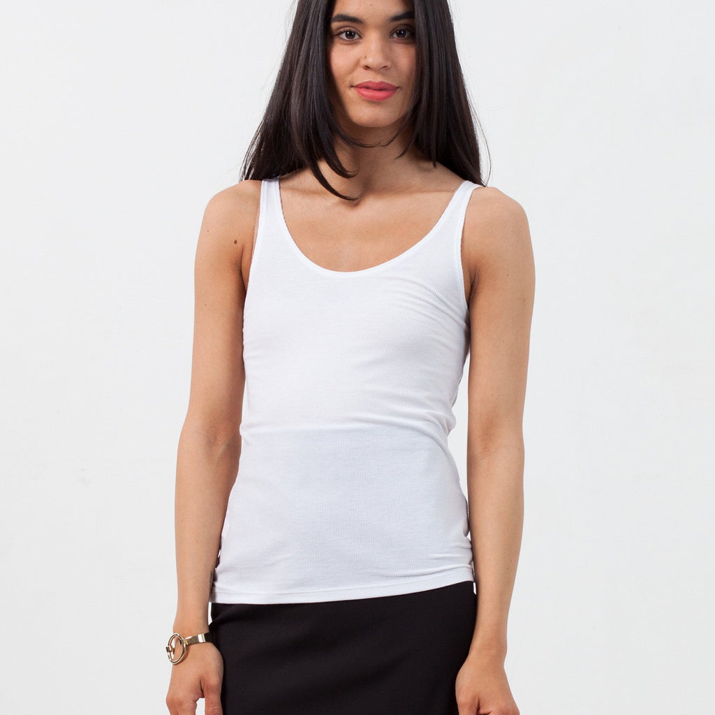 Feather Ribbed Tank