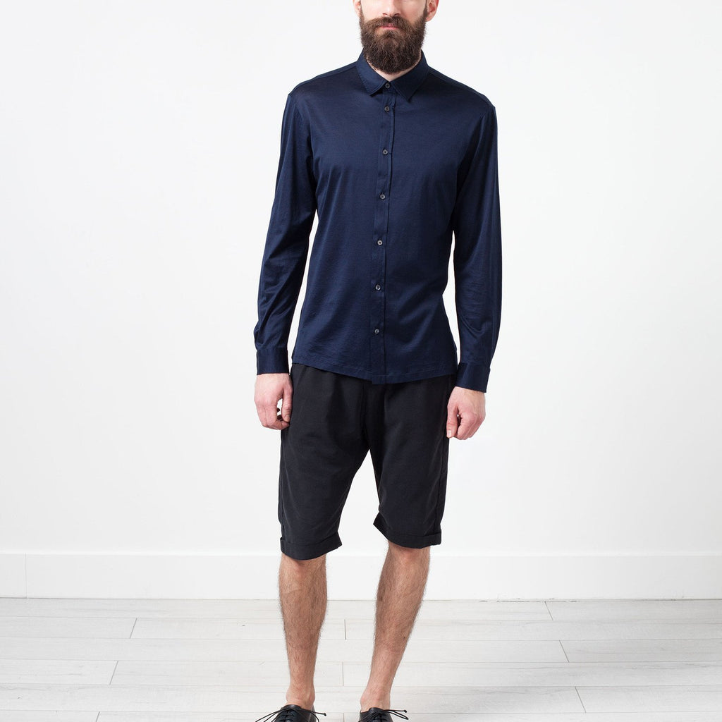 Scotland Button-Up in Navy