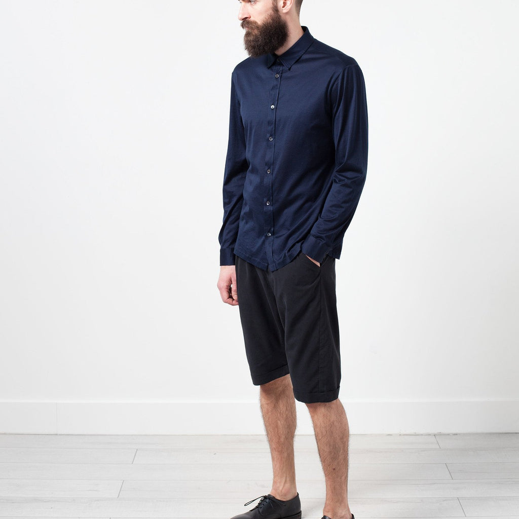 Scotland Button-Up in Navy