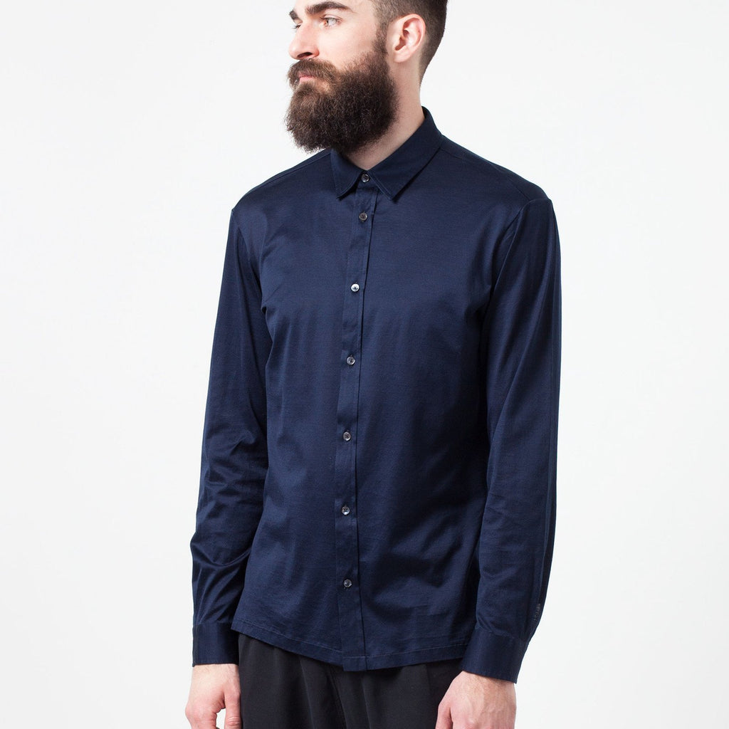 Scotland Button-Up in Navy