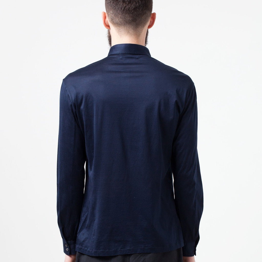 Scotland Button-Up in Navy