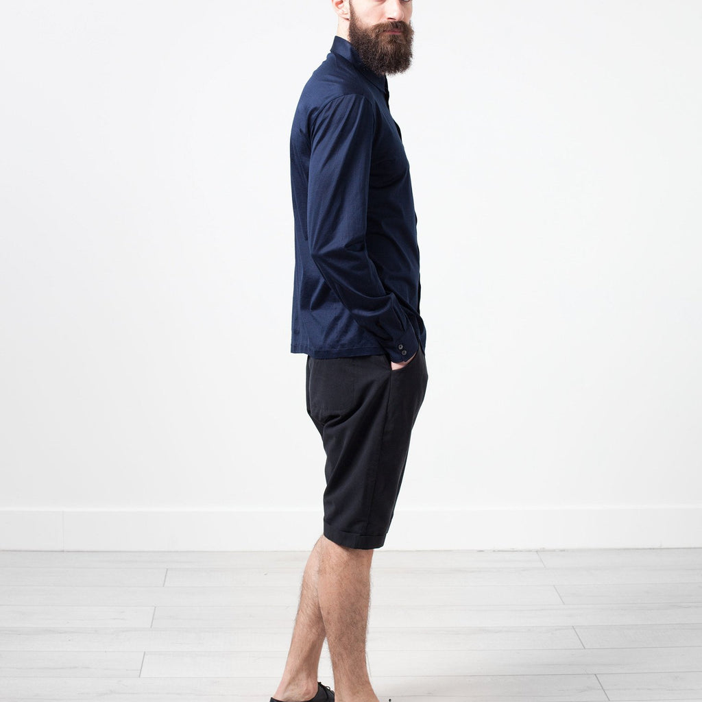 Scotland Button-Up in Navy