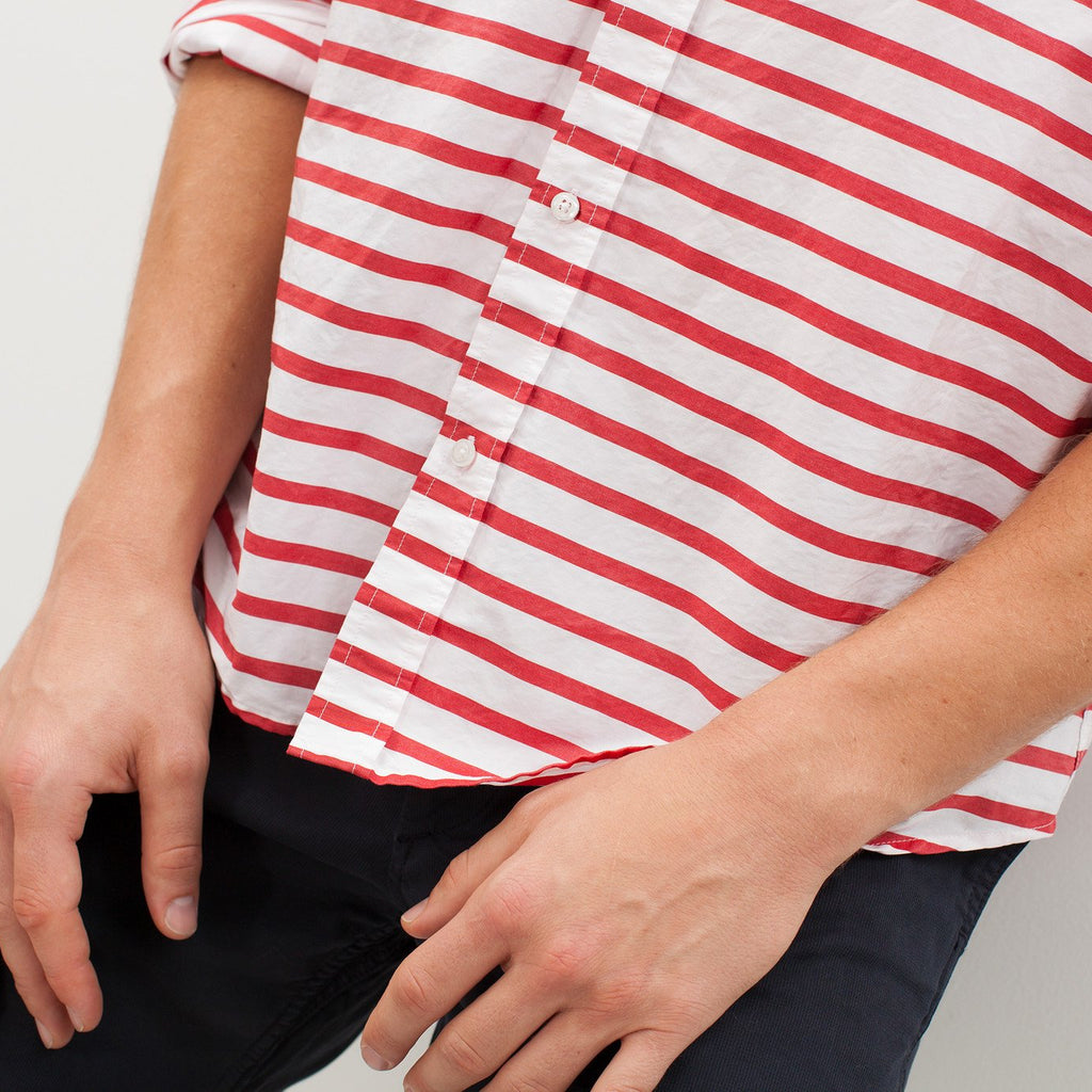 Luke Shirt in Red Stripe