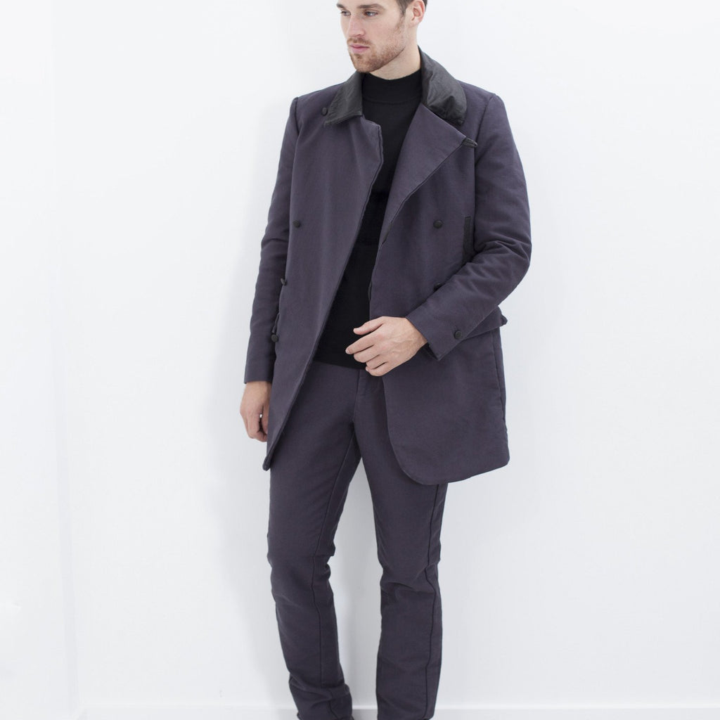 Taban Coat in Phantom
