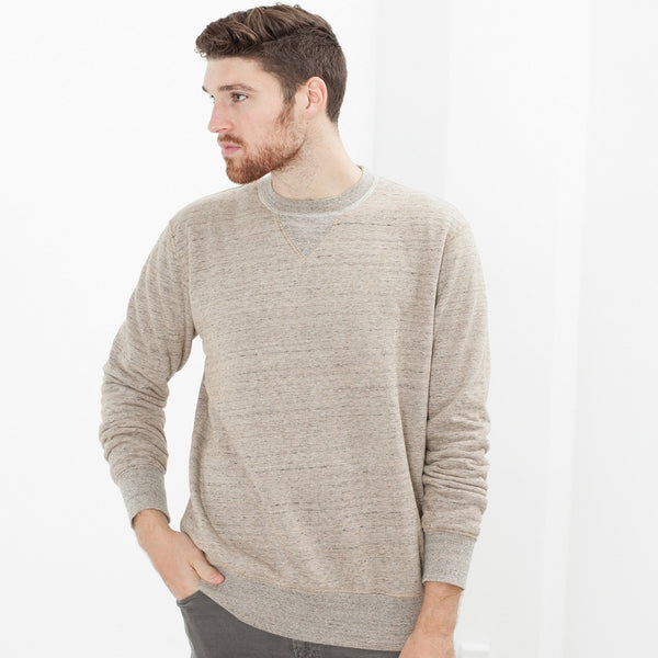 Jeth Sweatshirt in Grey/Rust