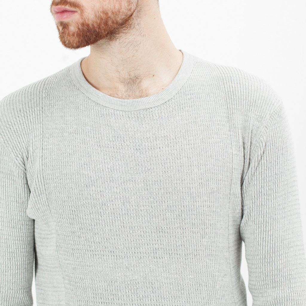 Waffle Knit Long Sleeve Tee
