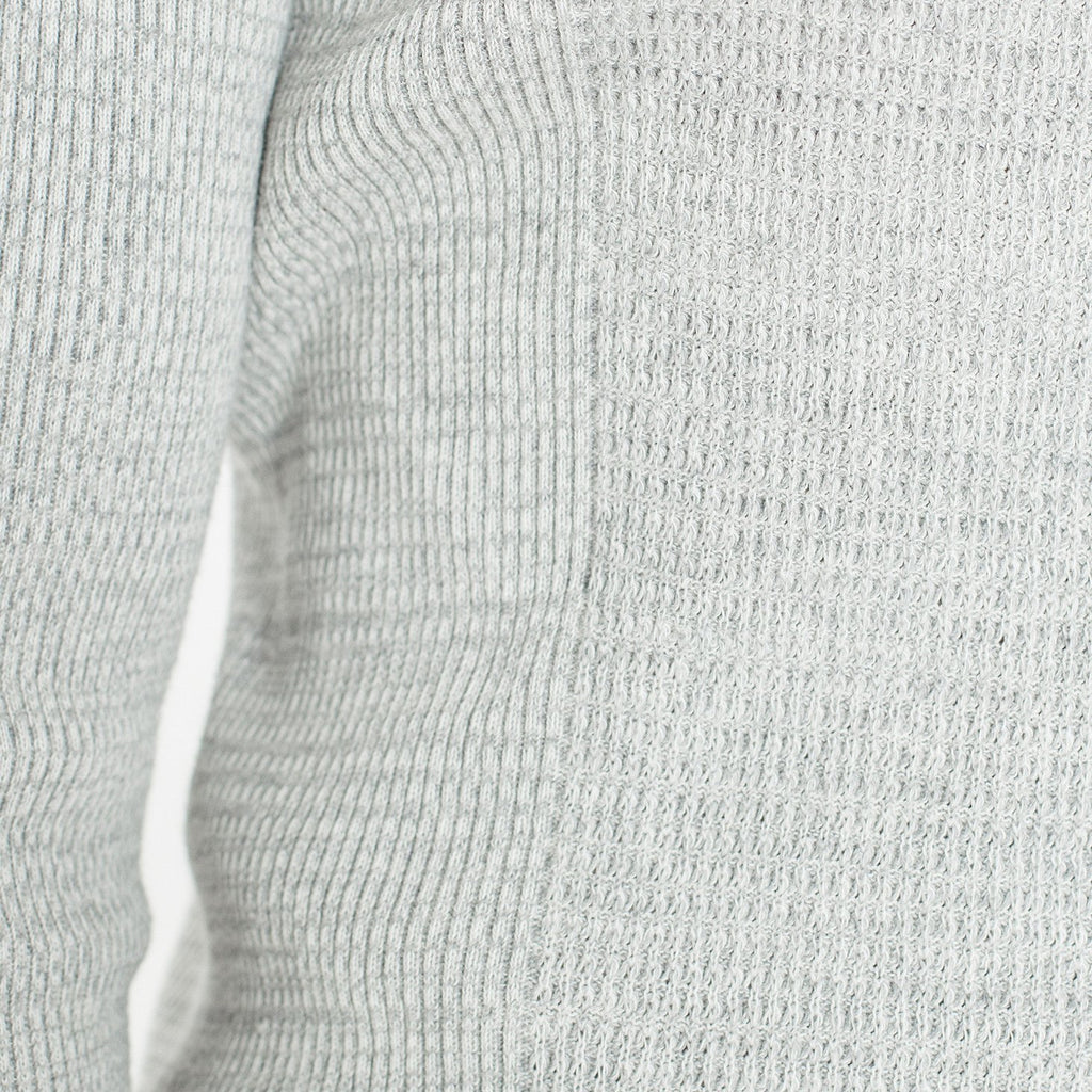 Waffle Knit Long Sleeve Tee