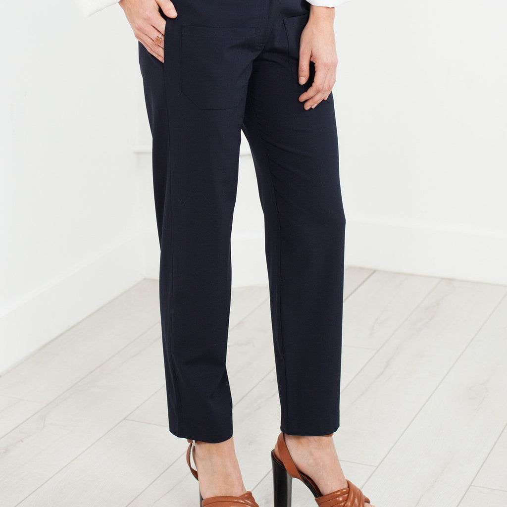 Patch Pocket Pant in Navy