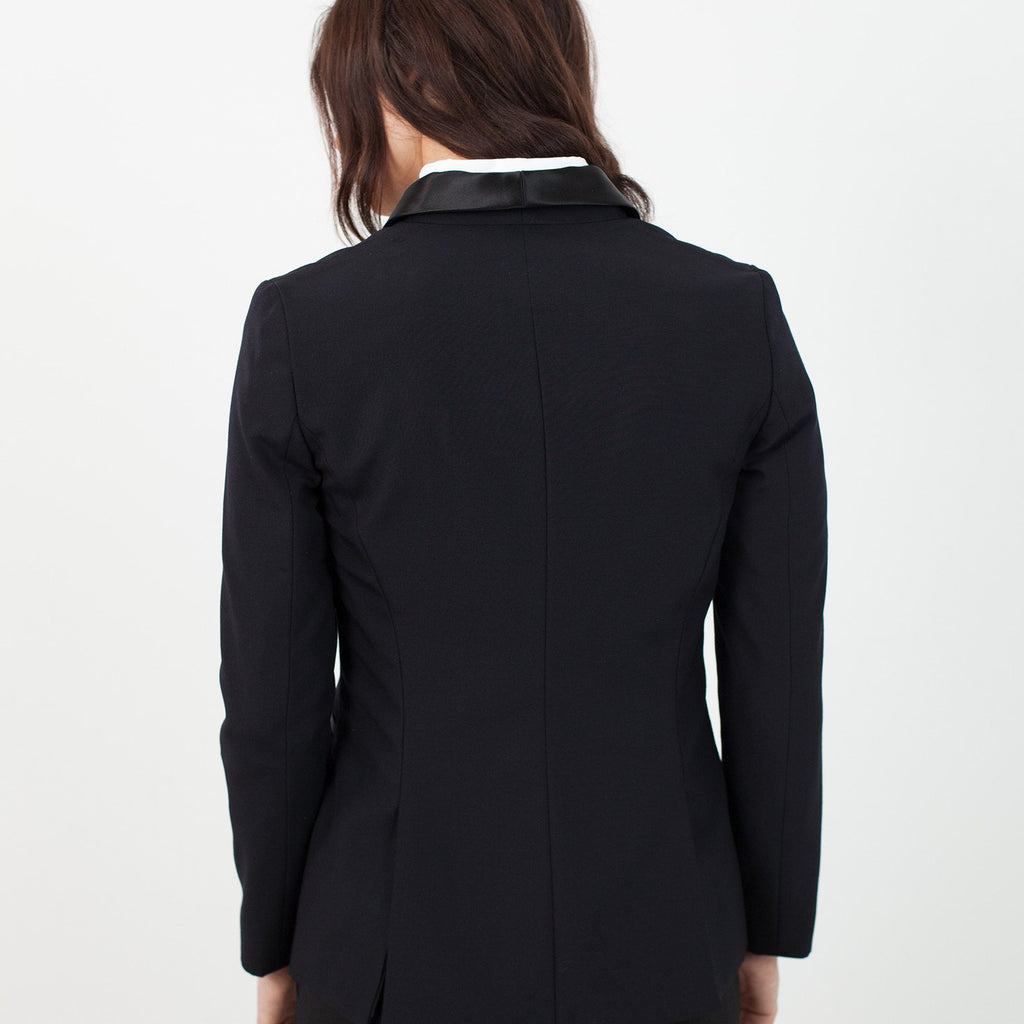 Shawl Collar Blazer in Black