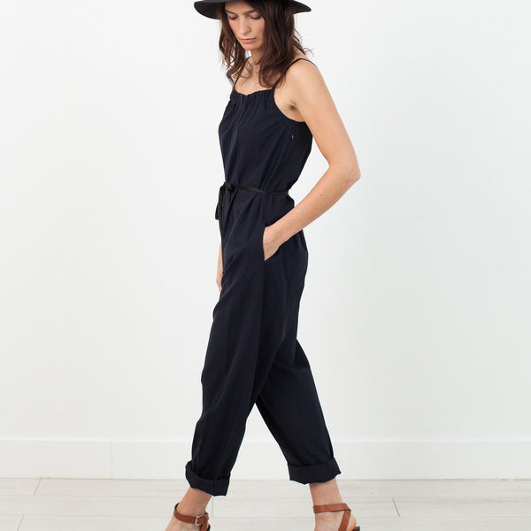 Sleeveless Jumpsuit in Navy