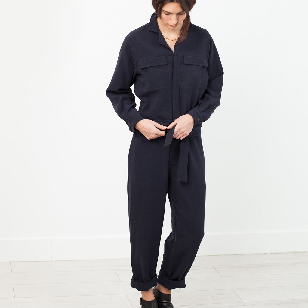 Worker Jumpsuit in Navy