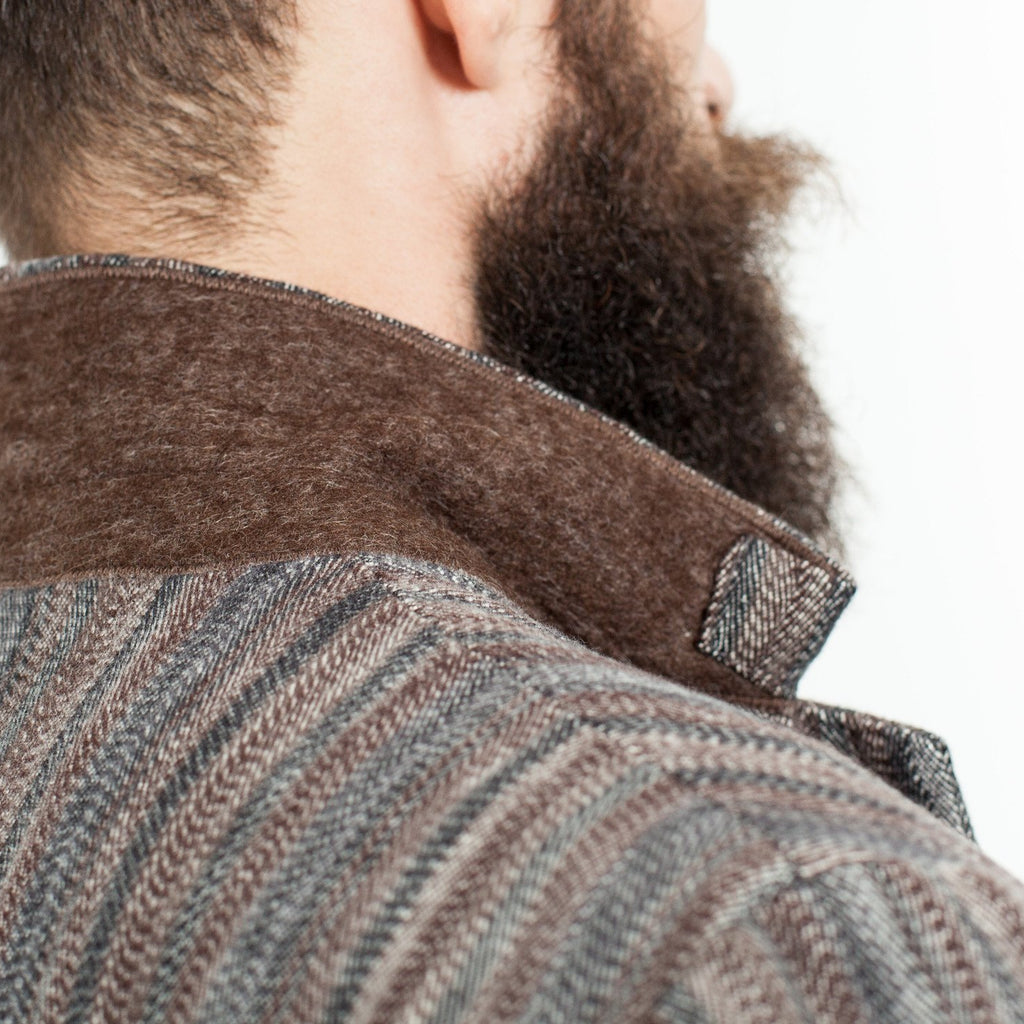 Watercolor Sport Jacket in Brown/Blue