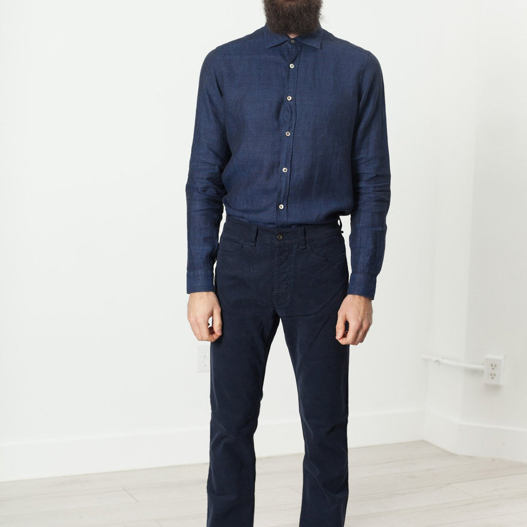 Alex Twill Pant in Navy