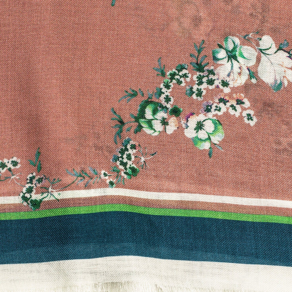 Floral Cashmere Scarf