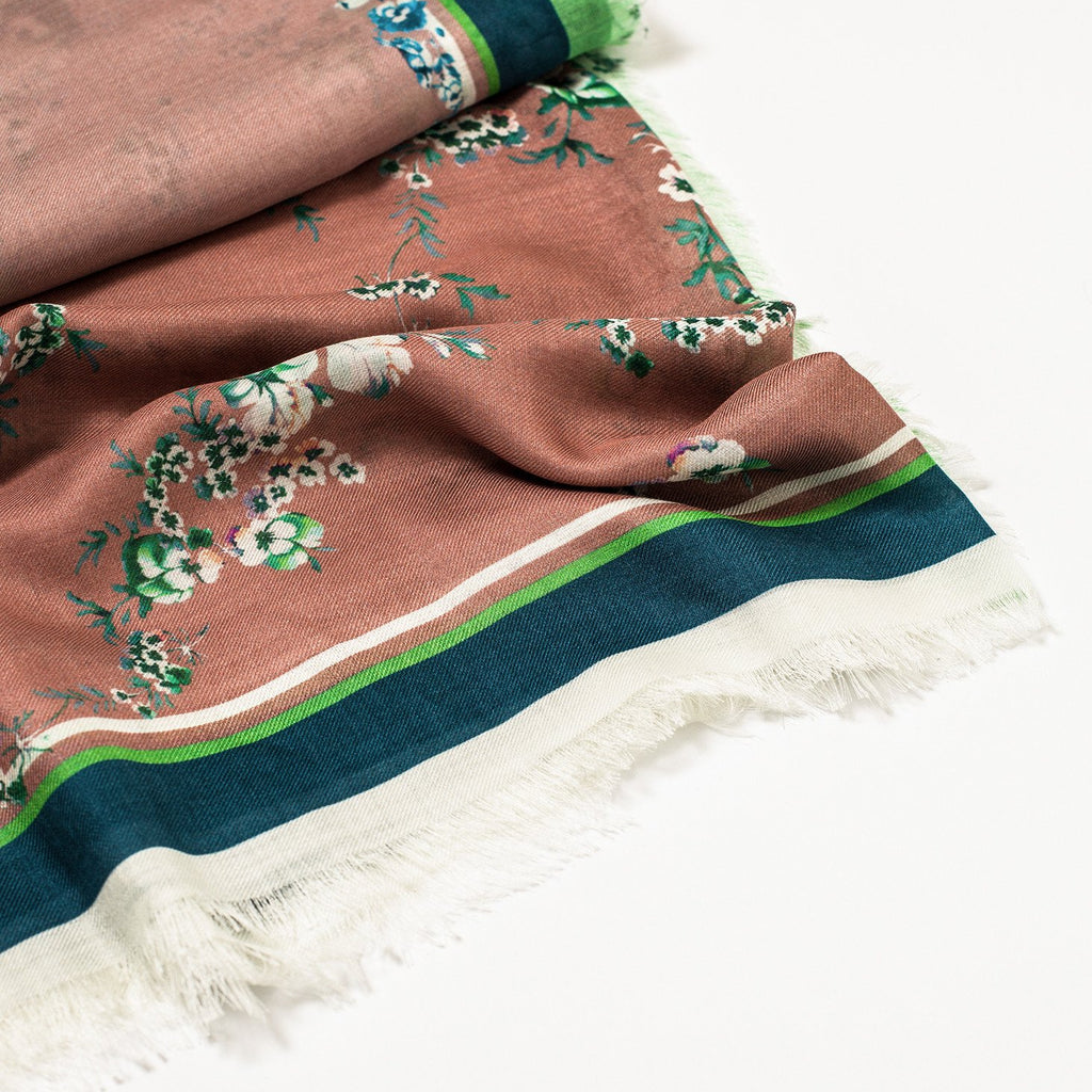 Floral Cashmere Scarf