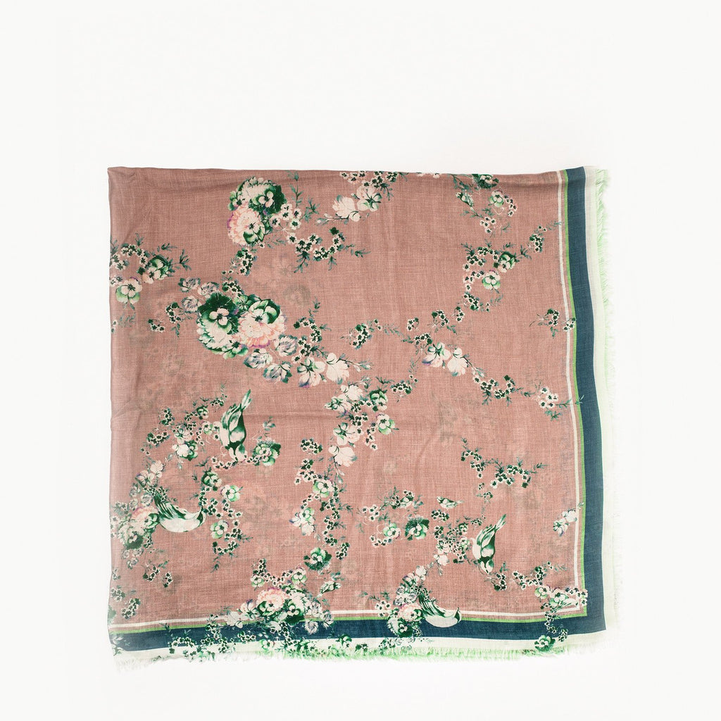 Floral Cashmere Scarf