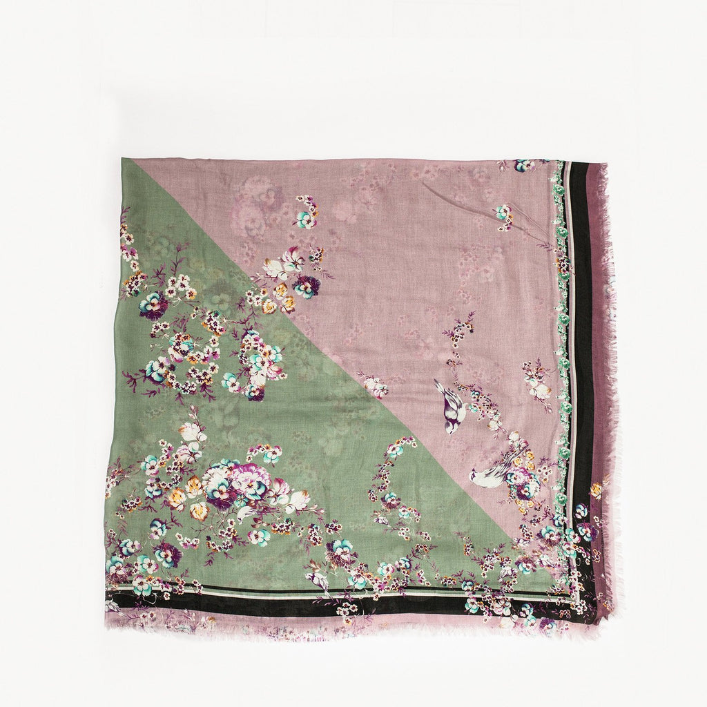 Floral Cashmere Scarf