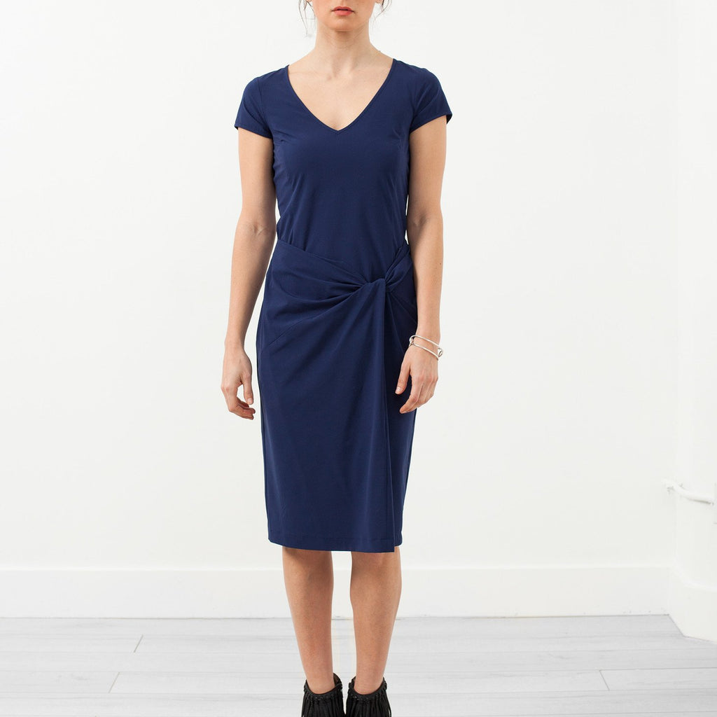 V-Neck Twist Dress