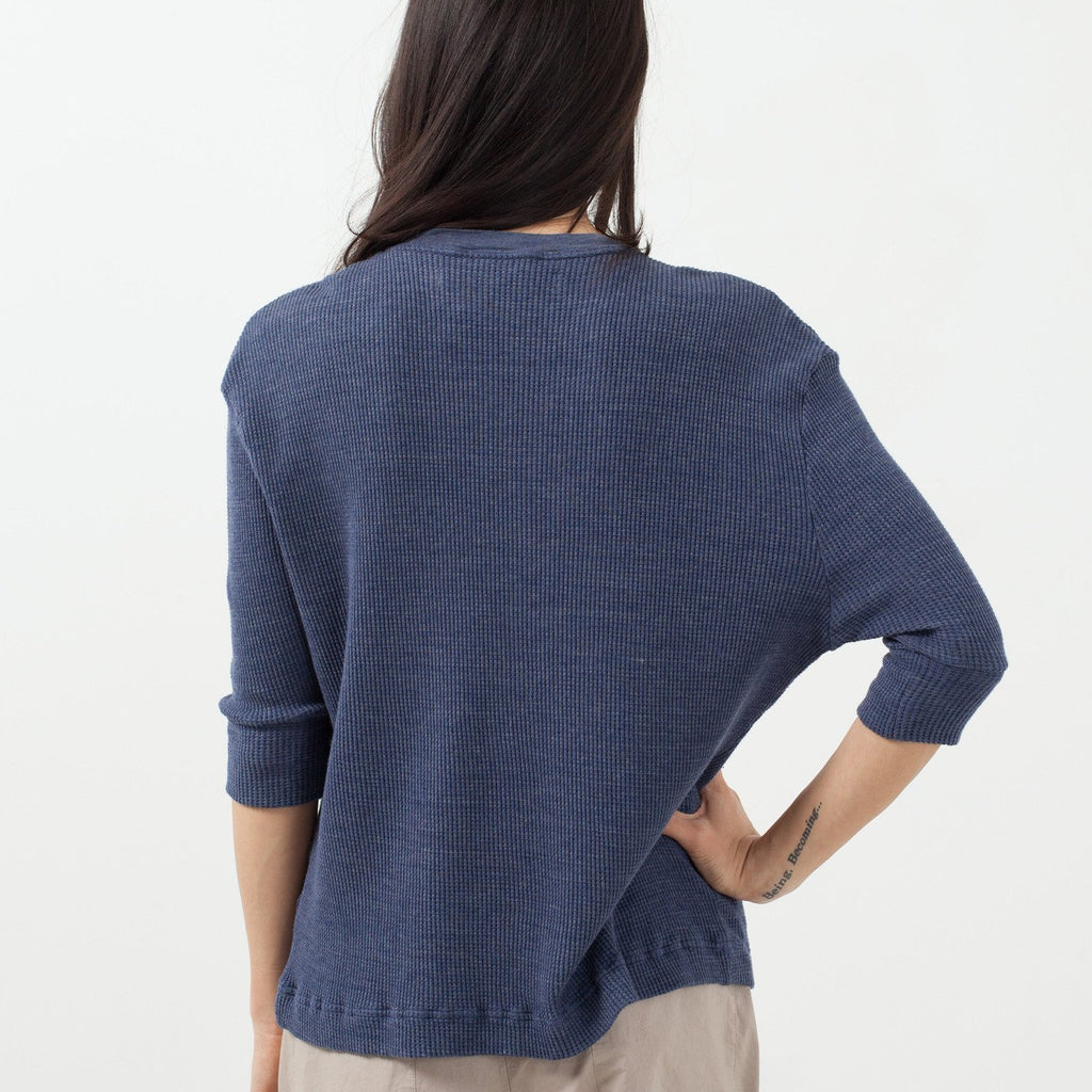 Melange Waffle Top