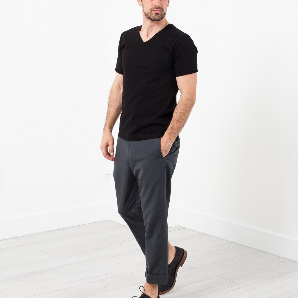Flat Front Cuffed Trouser