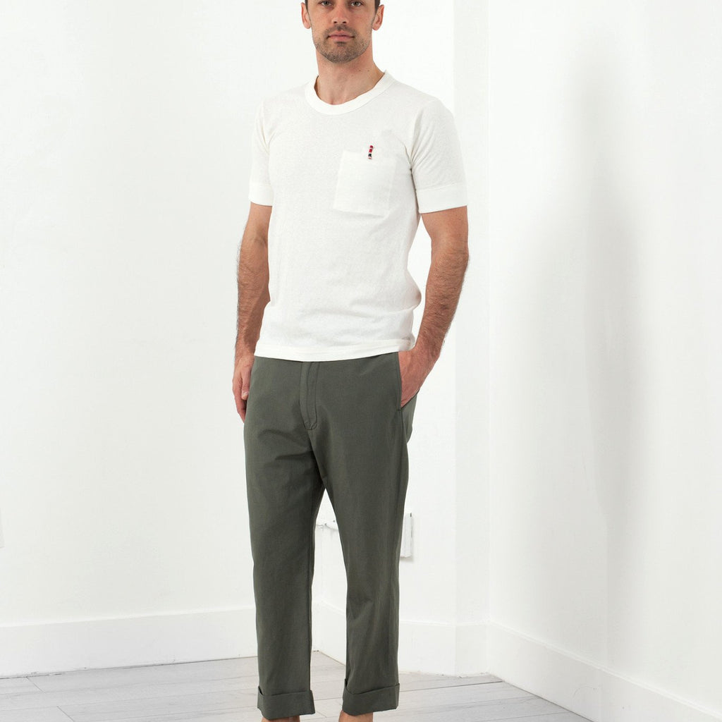 Flat Front Cuffed Trouser