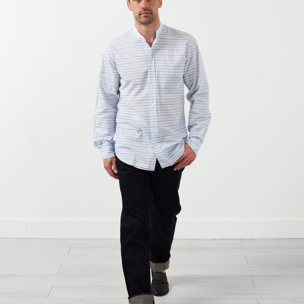 Mandarin Collar Formal Shirt