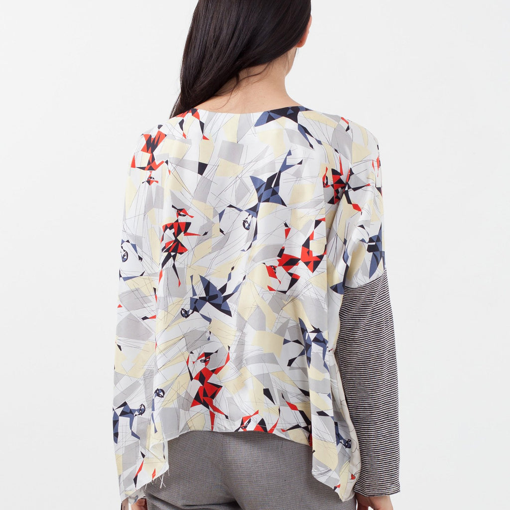 Long Sleeve Box Blouse