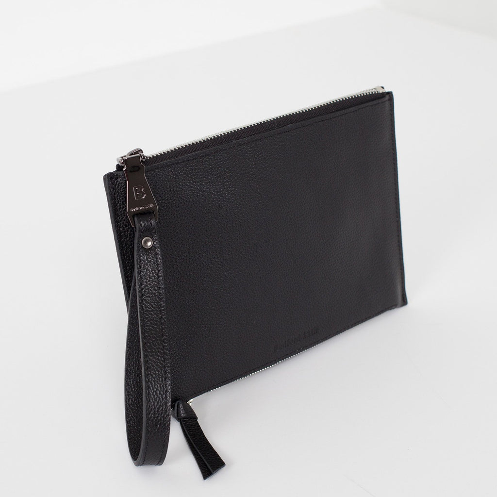 Double Zip Clutch