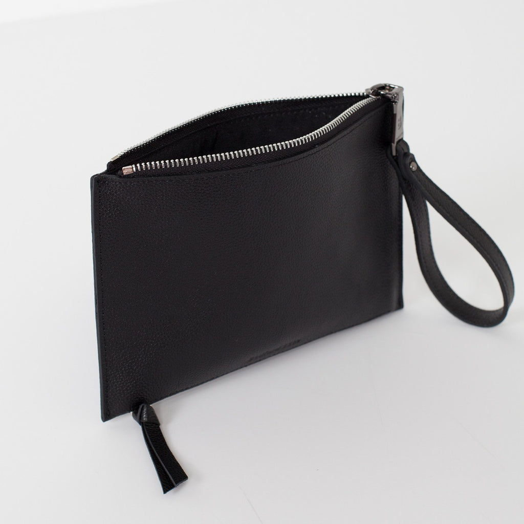 Double Zip Clutch