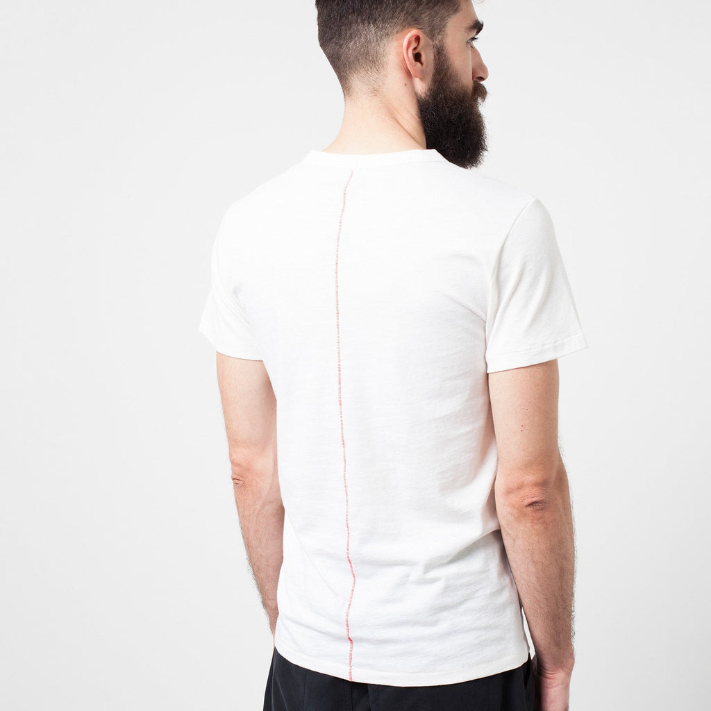 Comfort Tee in White Wool Blend