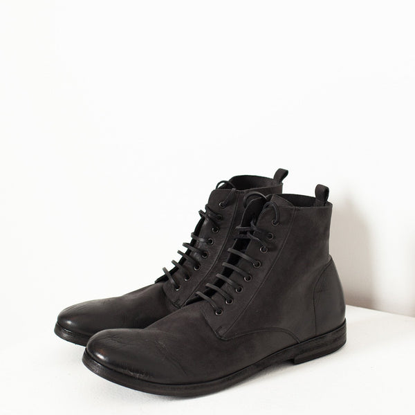 Combat Ankle Boot in Black