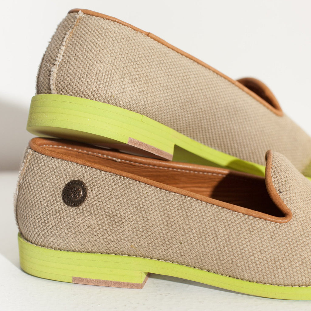 Wingtip Loafer in Lime