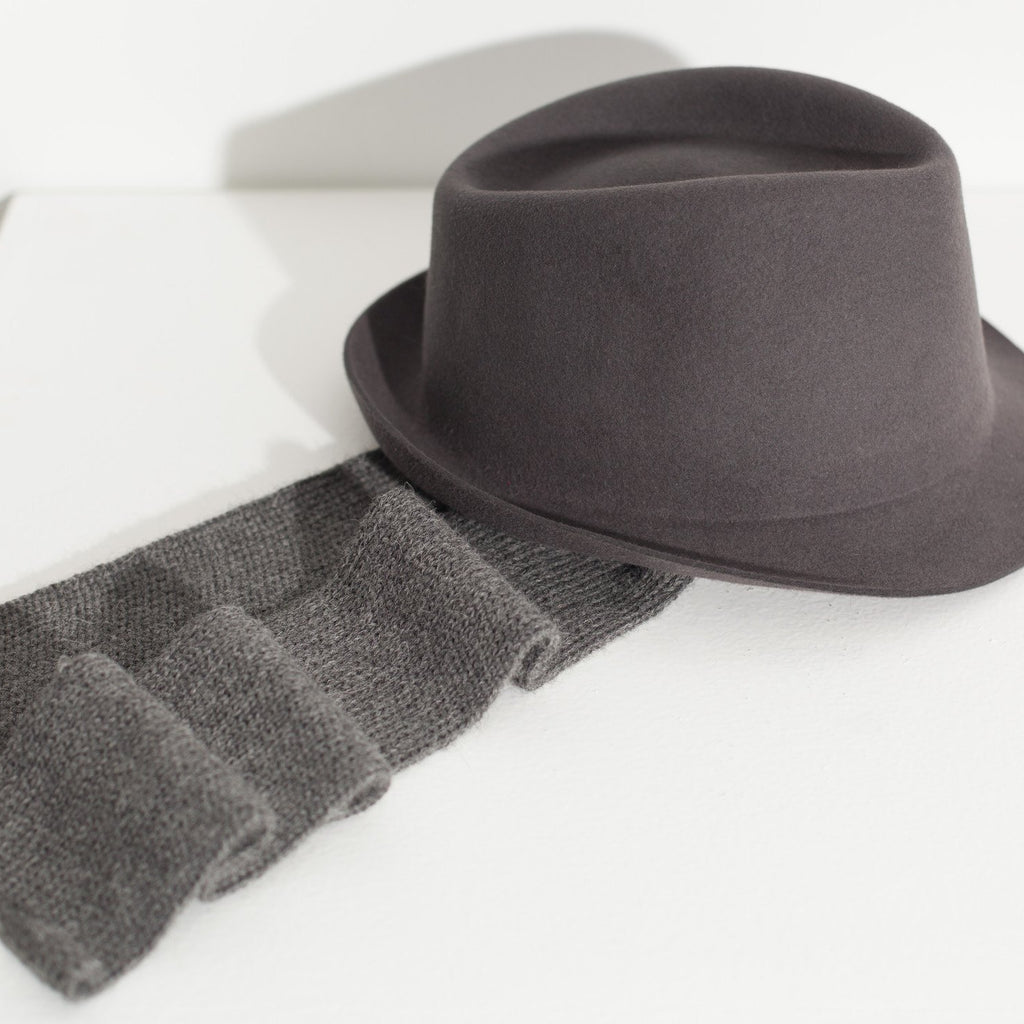Kate Hat in Steel Grey