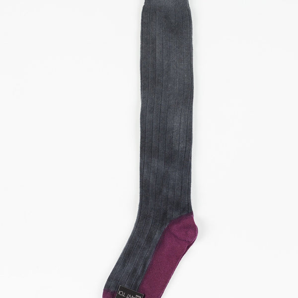 Cashmere Knit Sock in Grey